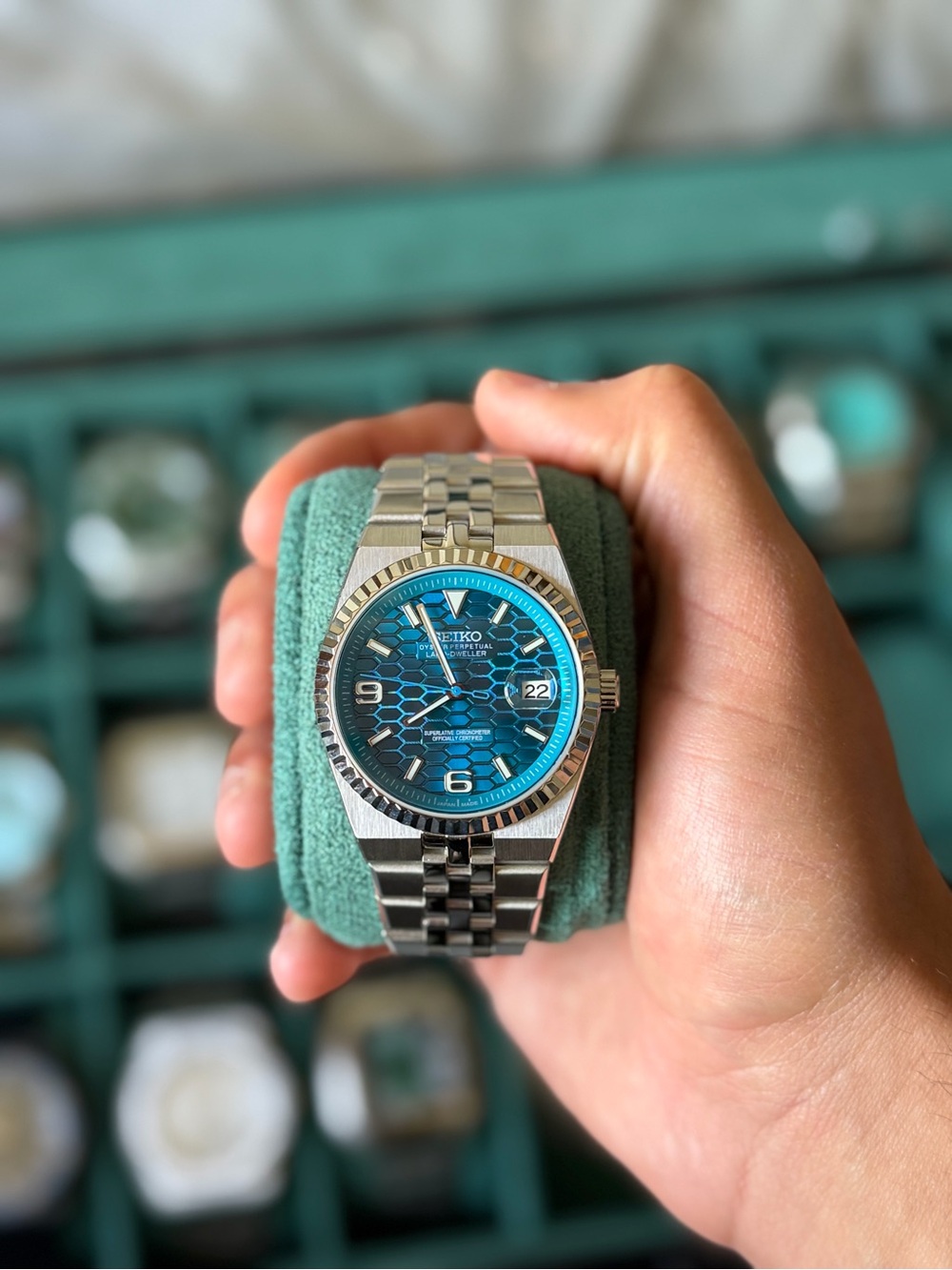 Seiko Mod: Land-Dweller Blue